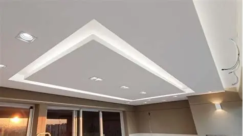 Sanca iluminada com LED colorido